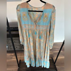 Spell and the Gypsy Long Sleeve Midi Dress Size XS